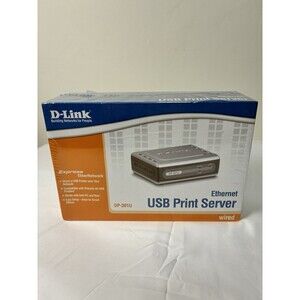 D-Link DP-301U Ethernet USB Print Server Express EtherNetwork New In Box